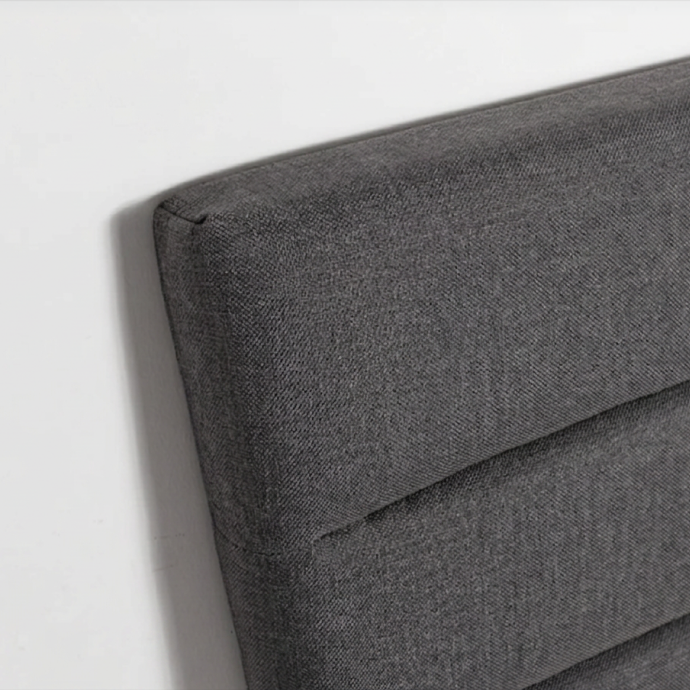 Justin Double Storage Bed - Dark Greige