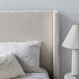 Lourdes King Storage Drawer Bed - Cream