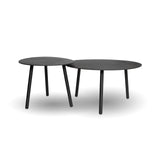 Malibu Coffee Table Set of 2 - Black