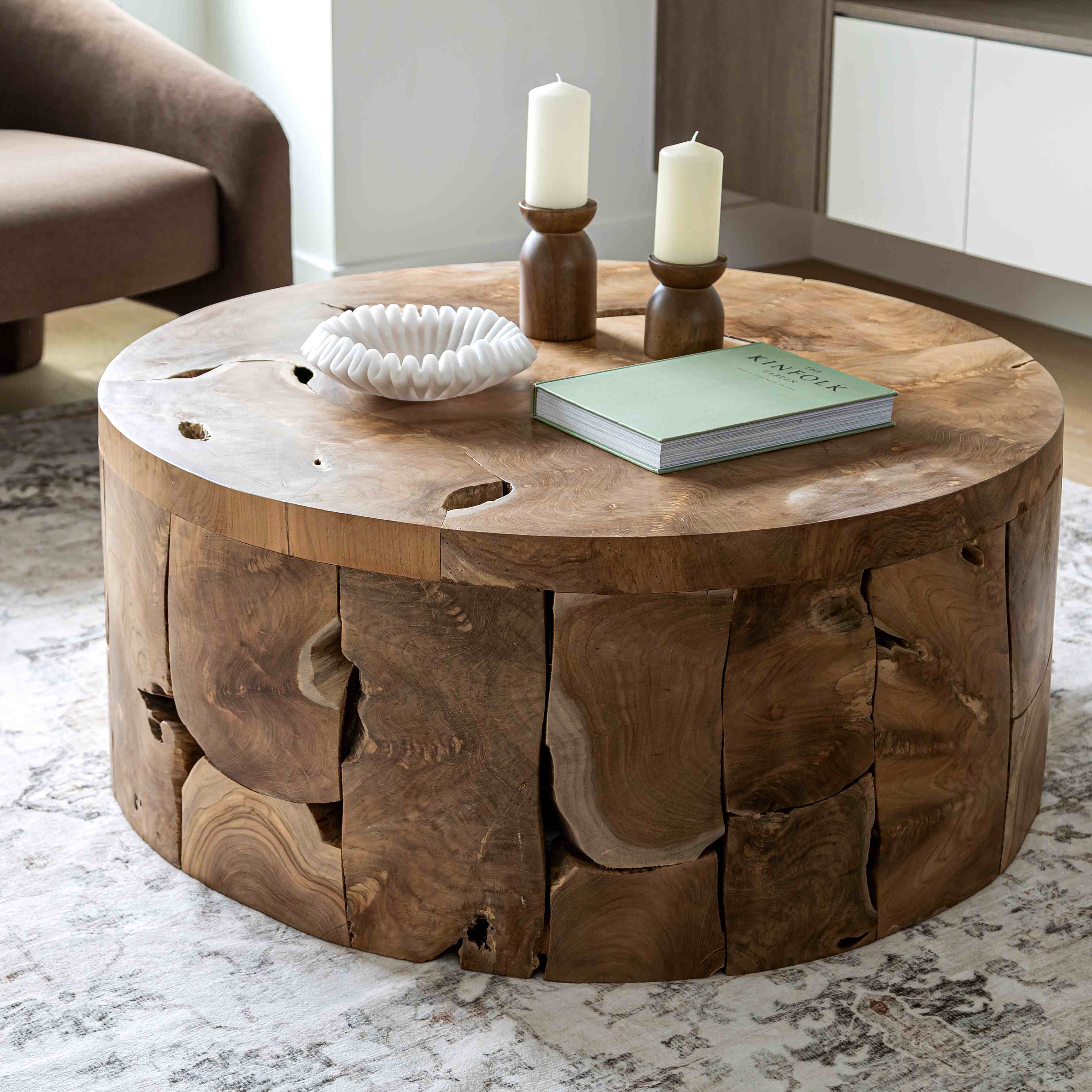Natura Flow Round Coffee Table