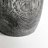 Natura Torino Vase Short - Black Teak