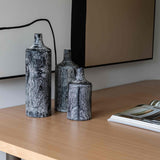 Natura Harper Vase Set of 3 - Burnt Black Teak