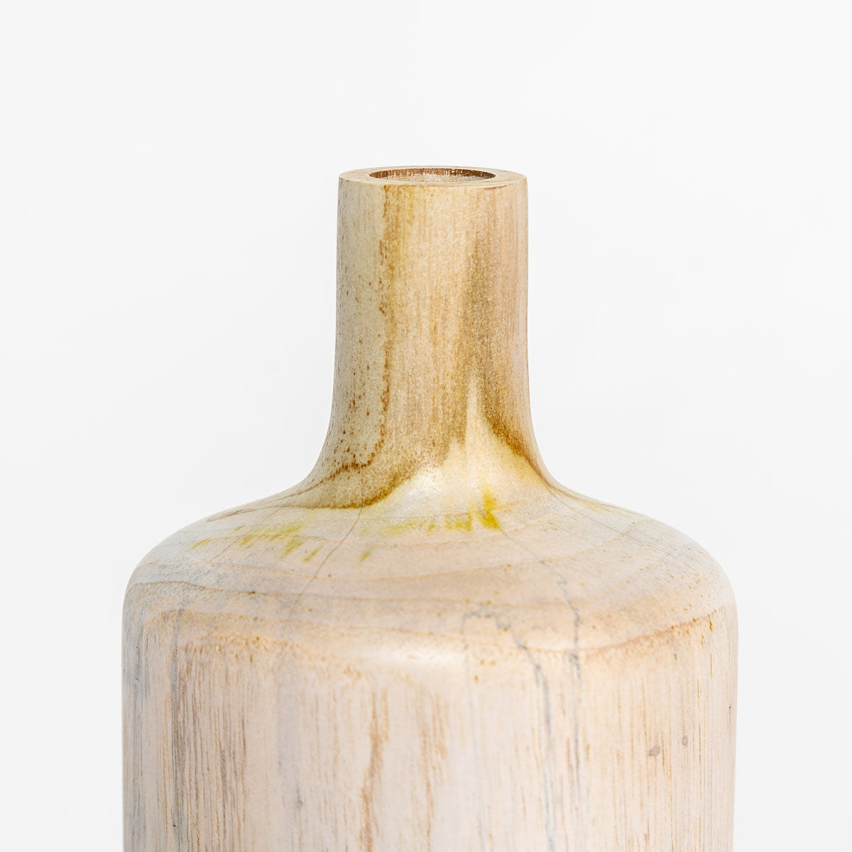 Natura Prado Vase Set of 2 - White Wash Teak