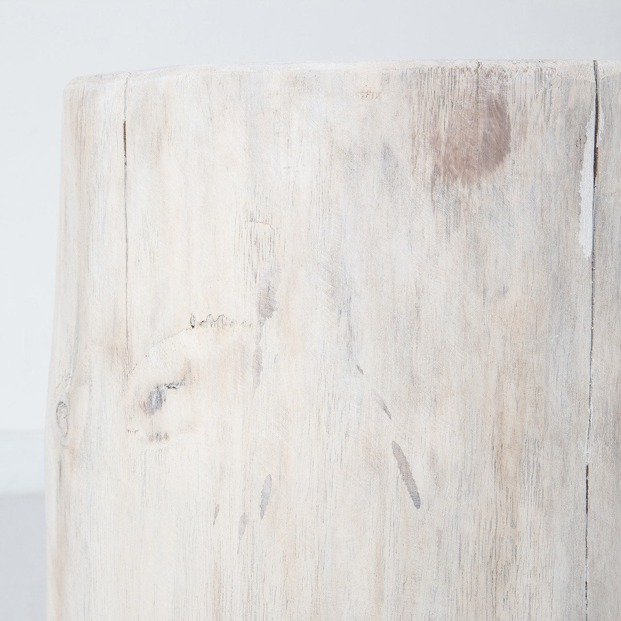 Nova Wide 16" Stump - Round - White