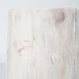 Nova Wide 16 Inch Stump - Round - White