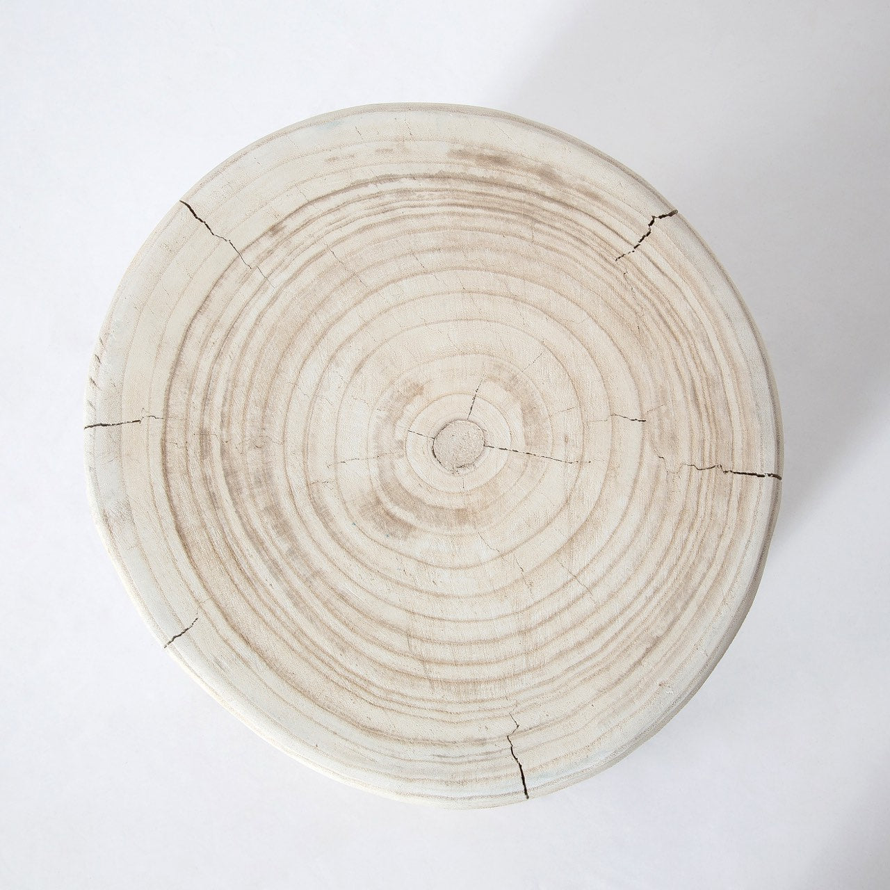 Nova Wide 16" Stump - Round - White