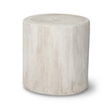 Nova Wide 16 Inch Stump - Round - White