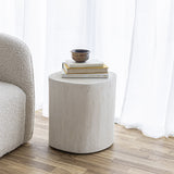 Nova Wide 16" Stump - Round - White