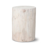 Nova Wide 21 Inch Stump - Round - White