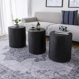 Nova Wide 16" Stump - Round - Black