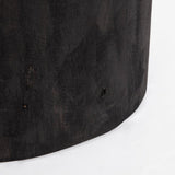 Nova Wide 16" Stump - Round - Black