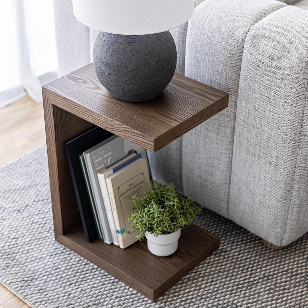 Oscar C Table - Dark Oak